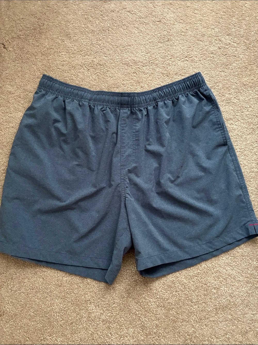 chubbies Athletic Shorts, Steel Blue